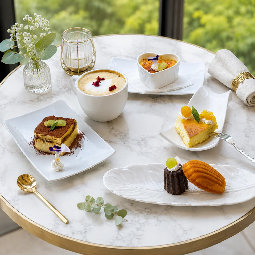 日光半自助午茶的甜點、瑪德蓮、可麗露與飲品
